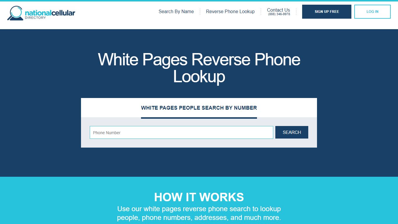 White Pages Reverse Phone Lookup | National Cellular Directory